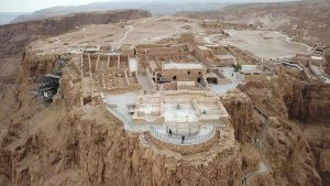 Photo of Masada, by the Dead Sea