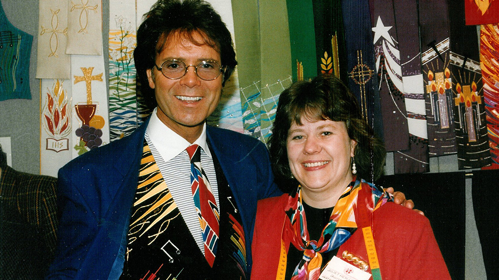 Cliff Richard with Juliet Hemingray