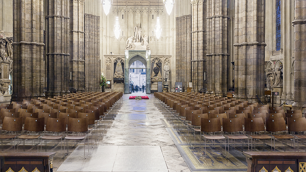 Photo of Casala chairs inside Westminster Abbey