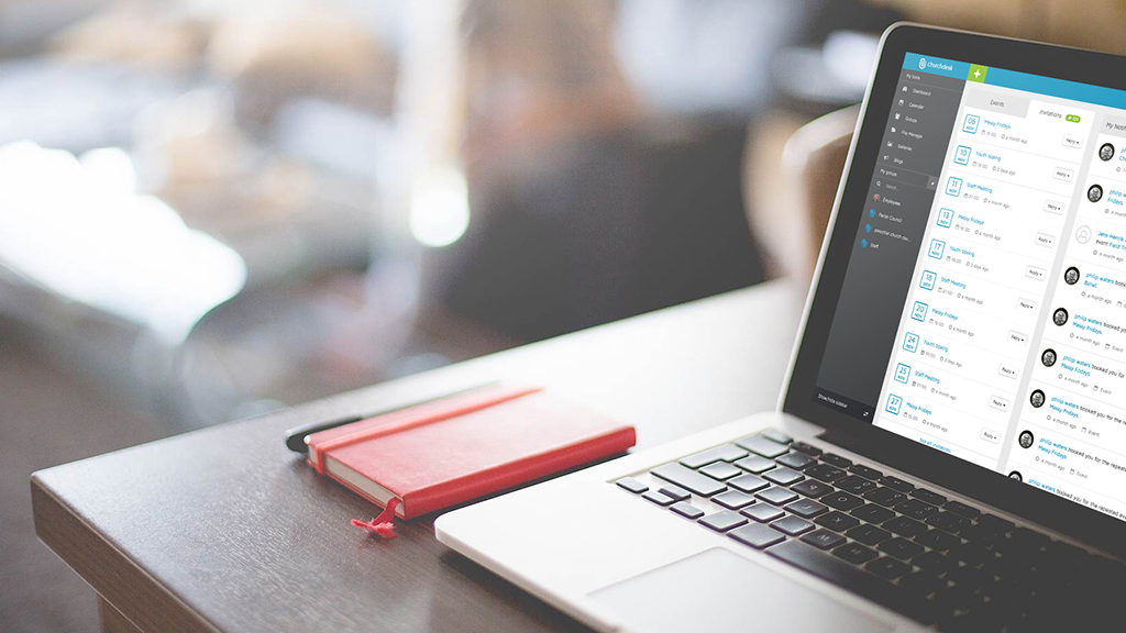 Photo of laptop on a desk