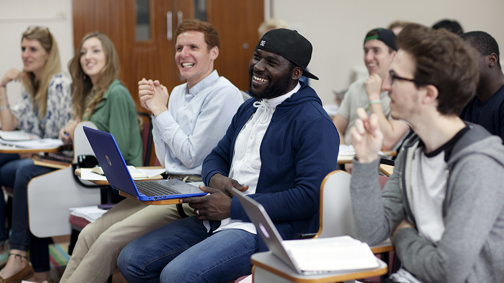 Photo of students at Moorlands College