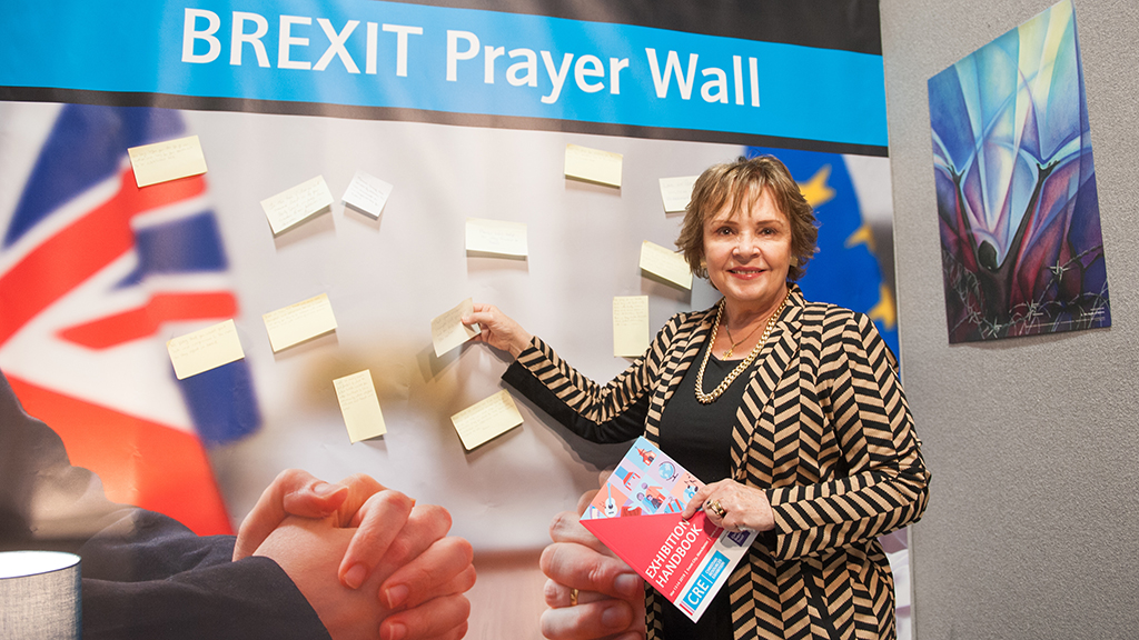 Photo of CRE prayer wall