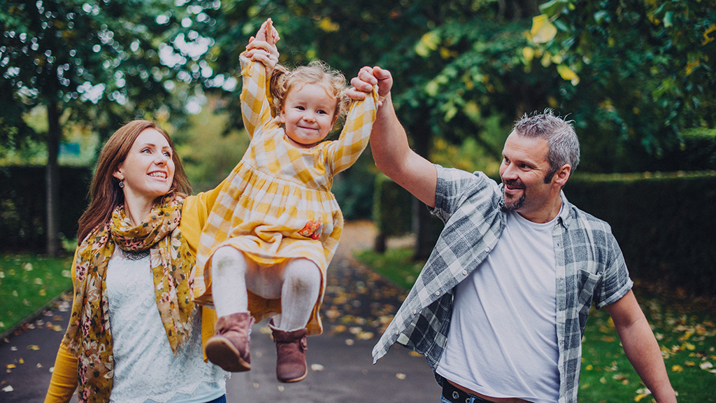 Photo of happy family