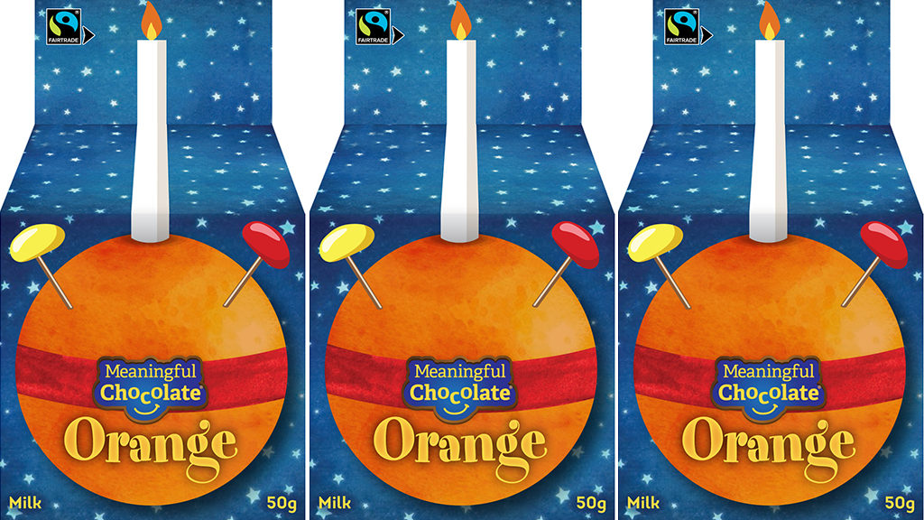 Christingle chocolate orange